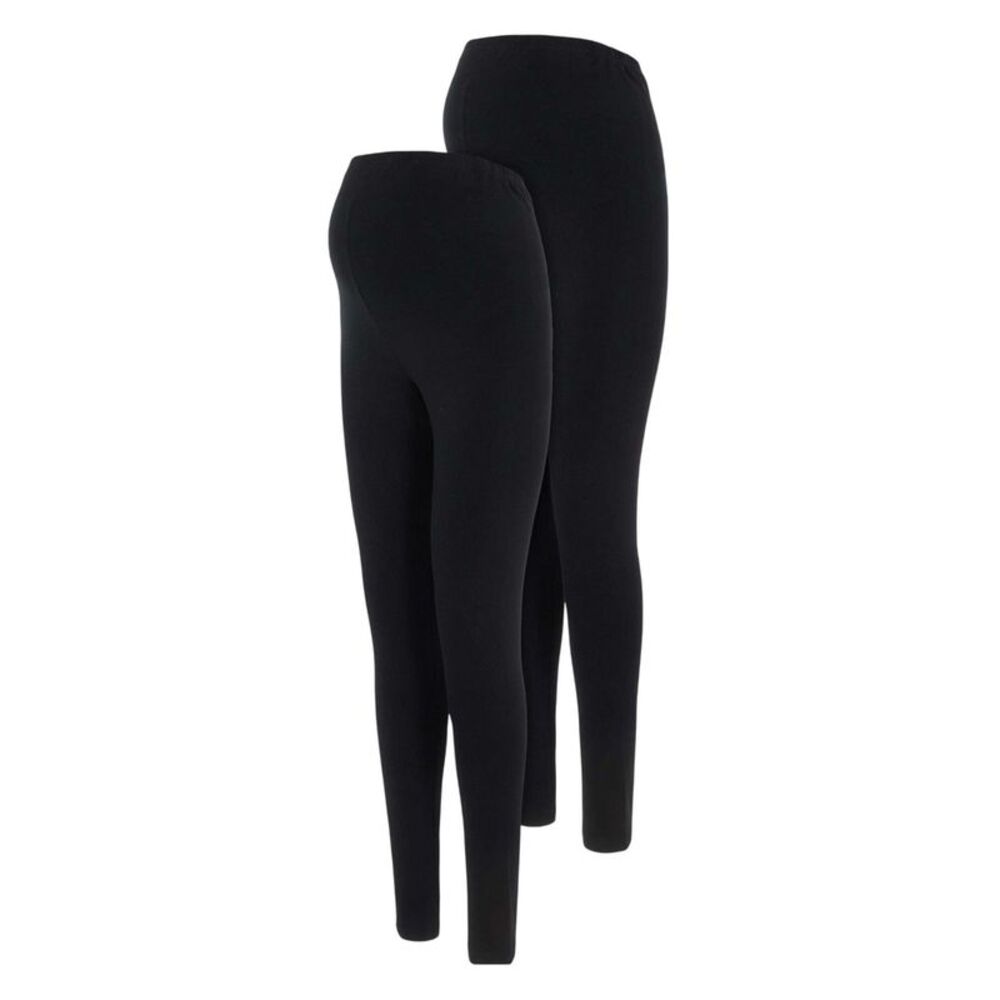Mamalicious Womens/Ladies Emma Leggings (Pack of 2) / Black